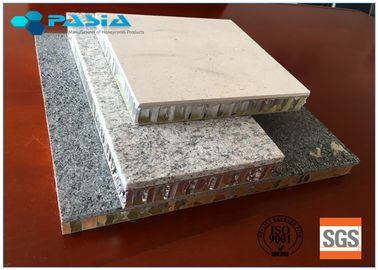 China Edge Sealed Marble Flat Board Aluminum Stone Honeycomb Panel Customized Thickness supplier
